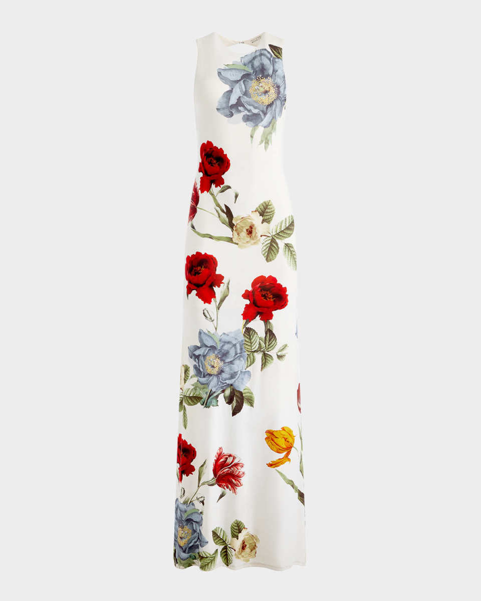 Delora Open-Back Sleeveless Maxi Dress